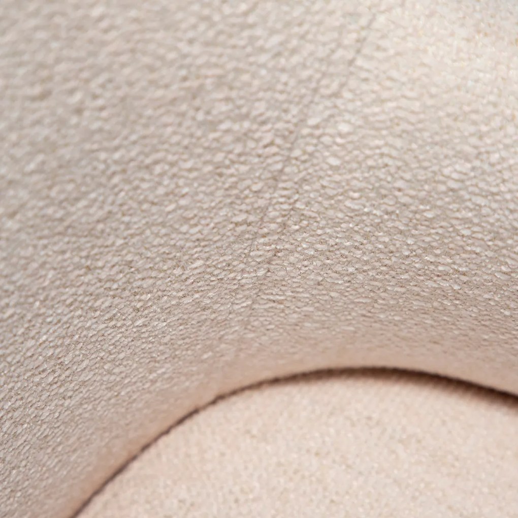 Dan-Form Bae Luxe Eetkamerstoel Met Armleuningen Creole Pink Boucle