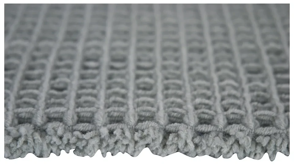 Differnz Wafel badmat 50x80cm grijs