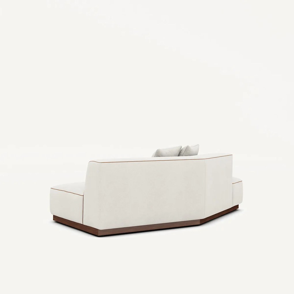 Halve bank links in linnen fluweel, JACOPO