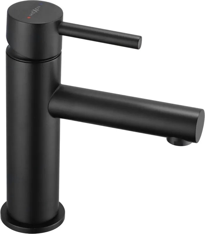 Mexen Elba wastafelkraan, zwart - 74100-70