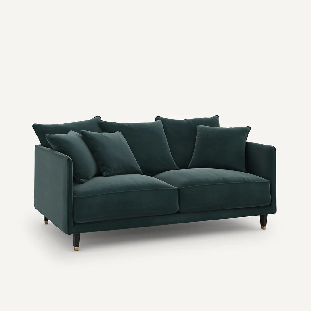 3-zits compacte fluwelen zetel, Lazare