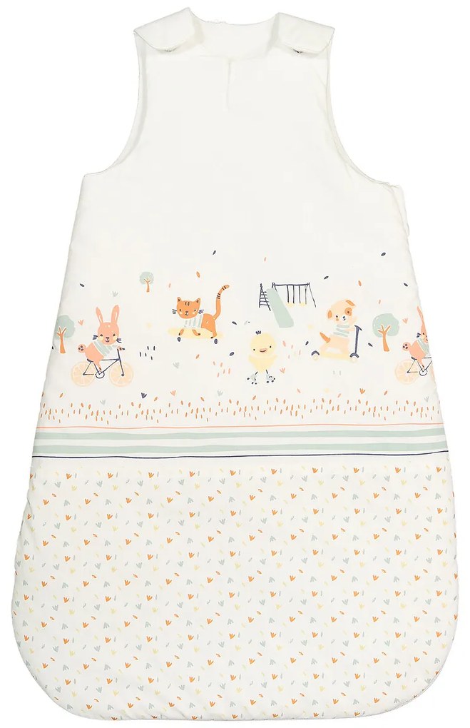 Slaapzak in bio katoen, Animaux Skateurs