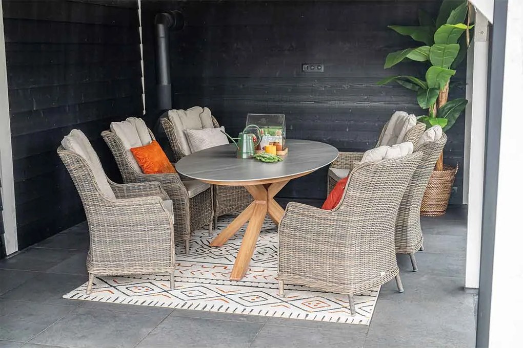 Garden Impressions Marbella tuinstoel - gobi sand