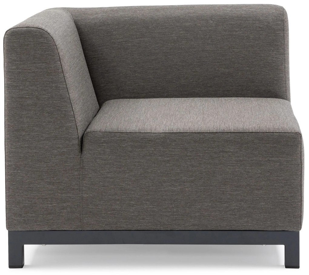 Hoek loungeset 6 personen Outdoor textiel Grijs De Laan Projects