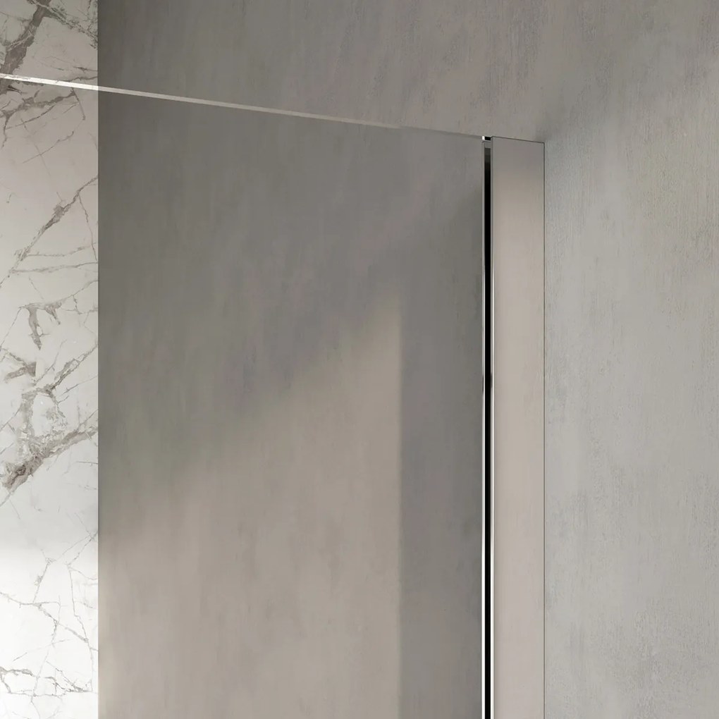 Brauer Stellar douchecabine met draaideur 140x80cm chroom