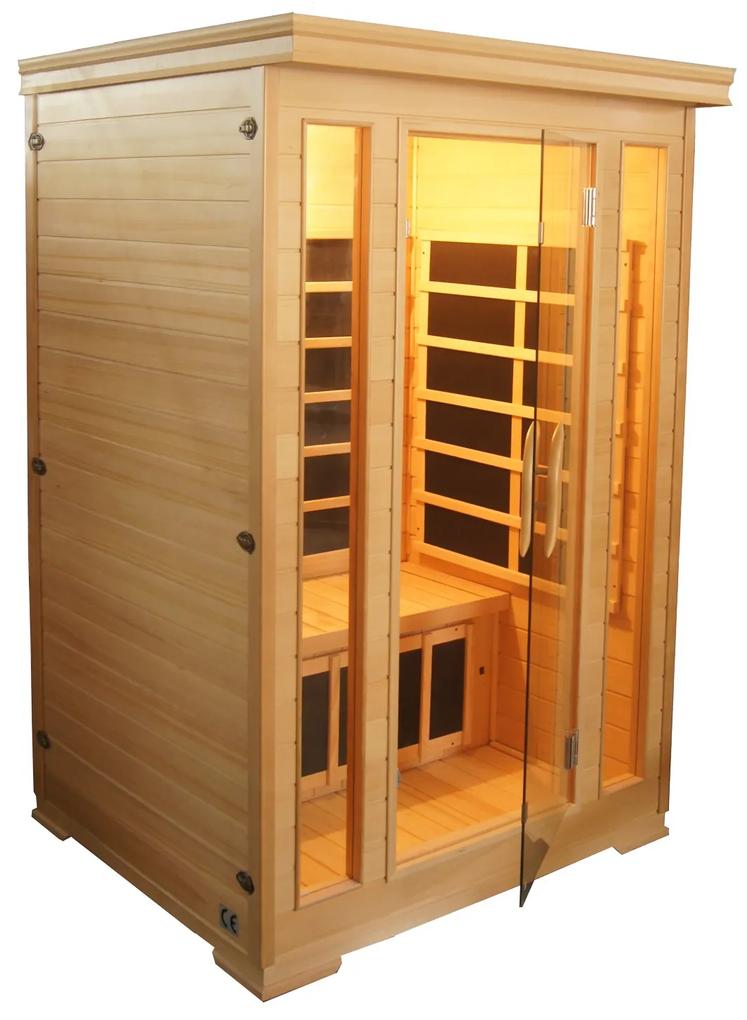 Infrarood Sauna Komfort 125x120 cm 1850W 2 Persoons