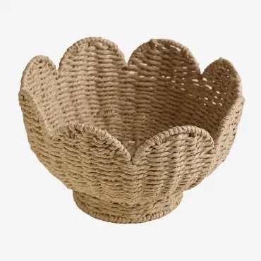 Decoratieve Schaal Van Gevlochten Touw En Metaal Toransky ↑15 Cm - Sklum