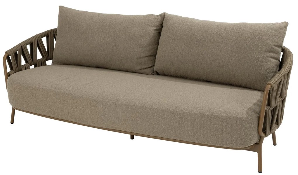 4 Seasons Outdoor Biarritz loungebank amber SALE Loungebank beige weerbestendig