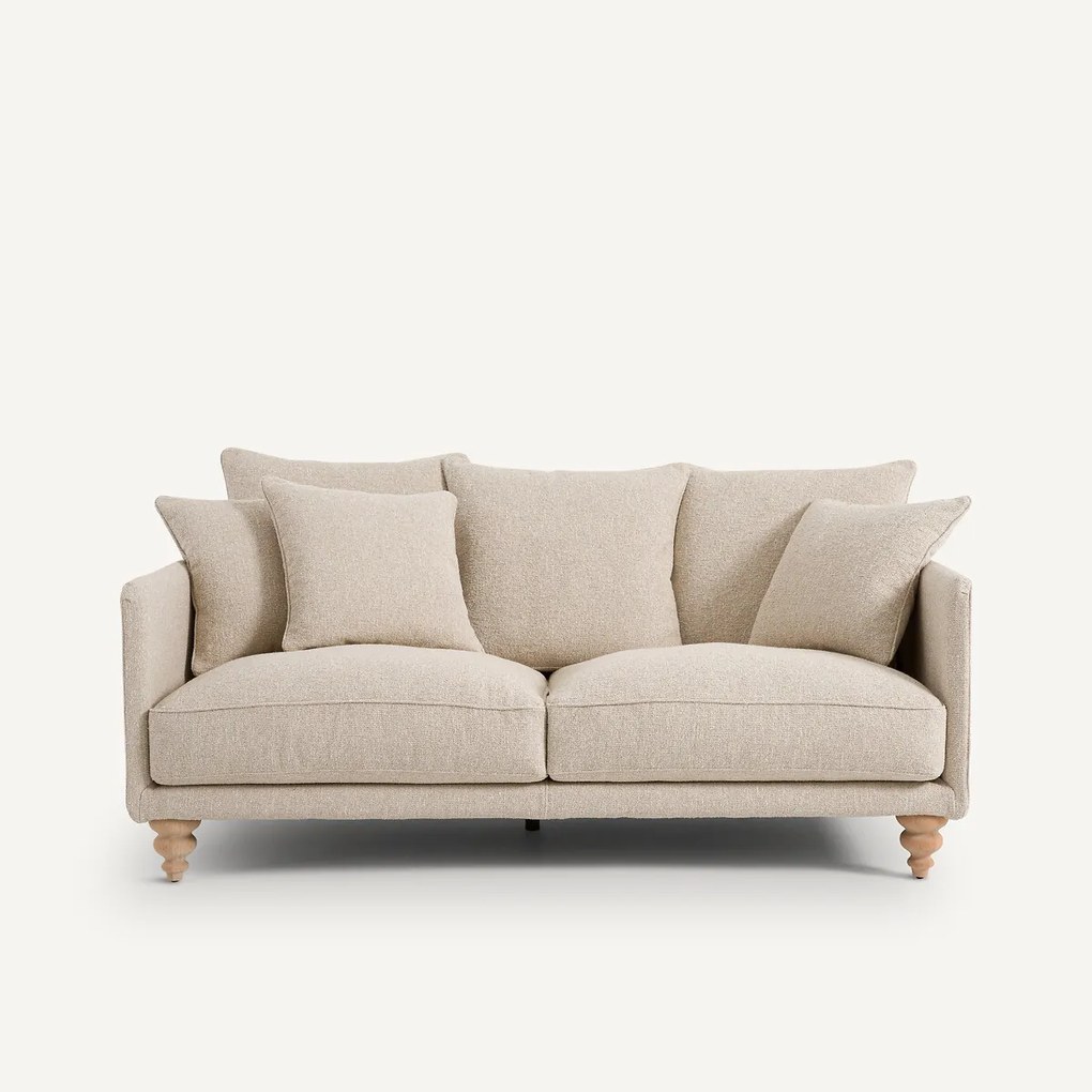 3-zits compacte zetel van badstof, Lazare