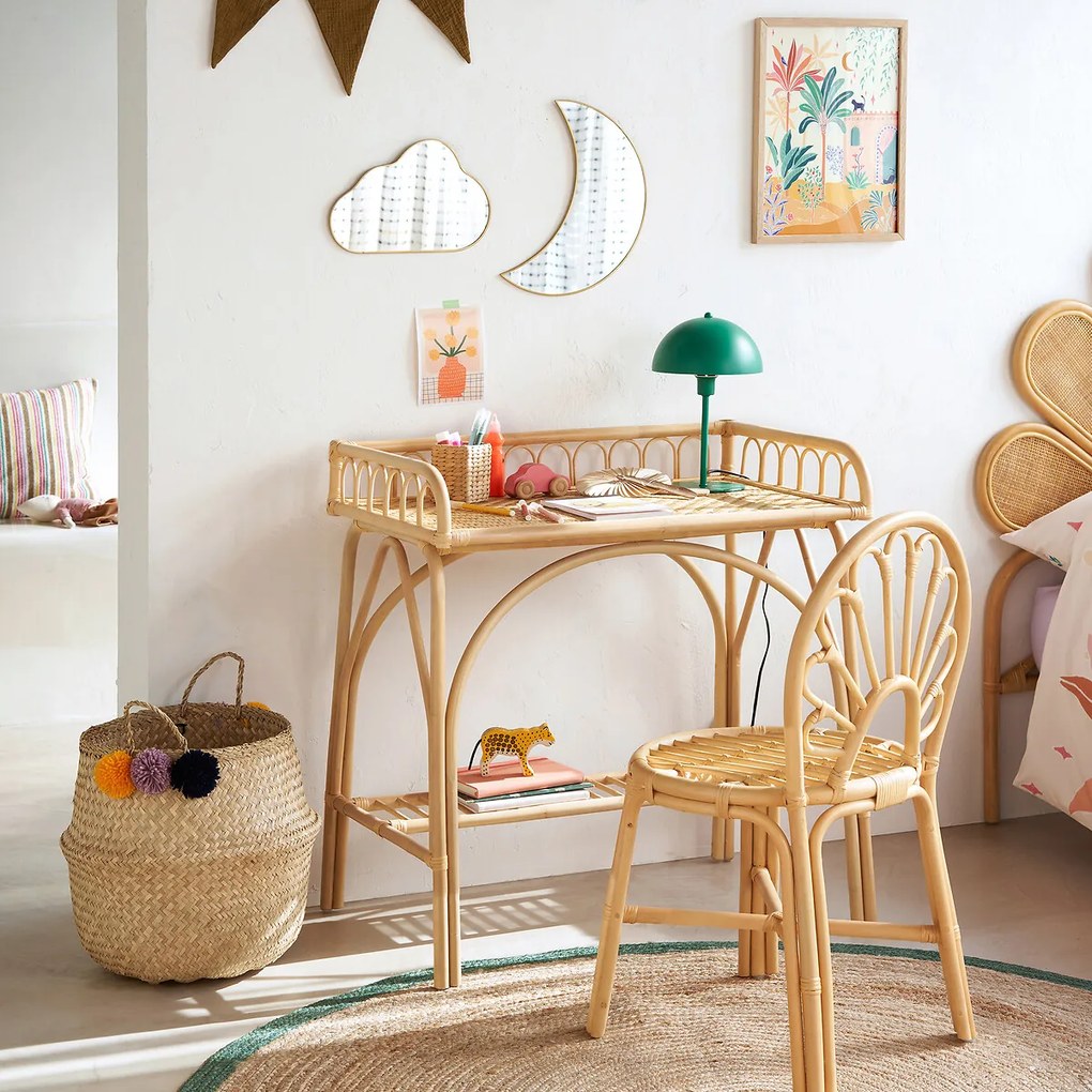 Kinderbureau in rotan, Albin