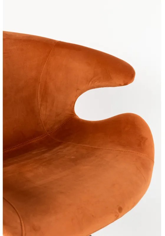 Zuiver Mia Eetkamerstoel Velvet Oranje