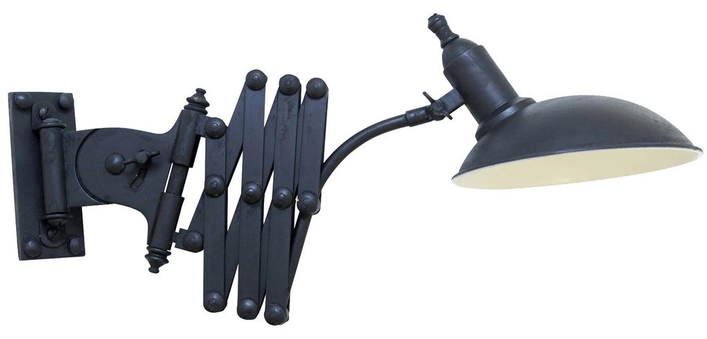 Wandlamp Jazz Antiek Zwart