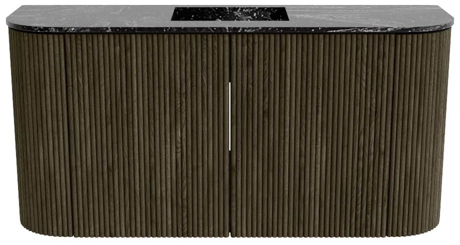 Mondiaz Joya DLux 85cm toiletmeubel ronding links/rechts shadow met wastafel faye midden 1 kraangat lava