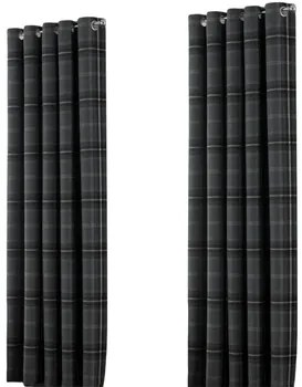 Gordijnen, vitrages, jaloezieën Grijs Riva Home  168 x 137cm RV1014