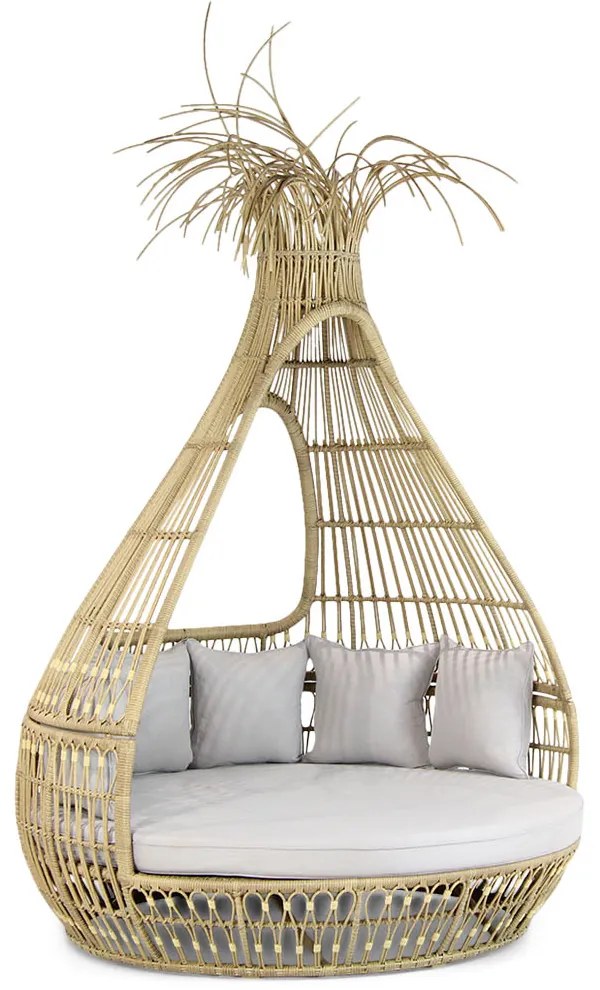 Coco Resort Daybed Wicker Taupe