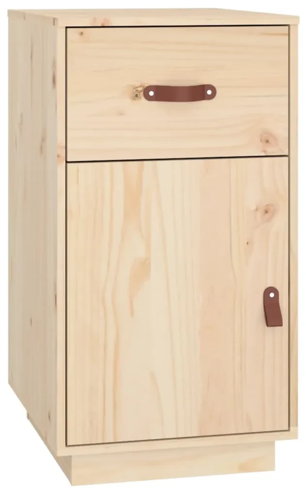 vidaXL Bureaukastje 40x50x75 cm massief grenenhout