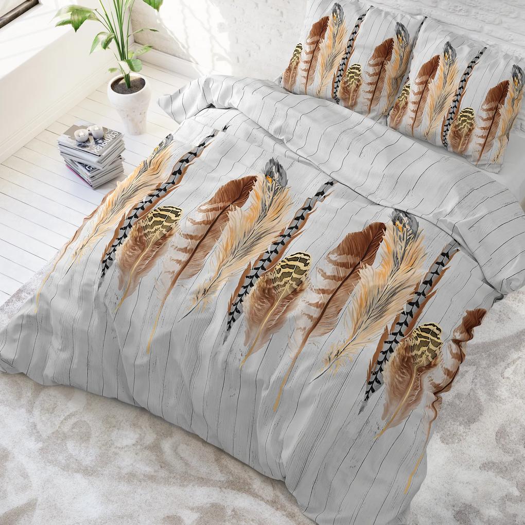 Sleeptime Elegance Delight Feathers - Wit 1-persoons (140 x 220 cm + 1 kussensloop) Dekbedovertrek