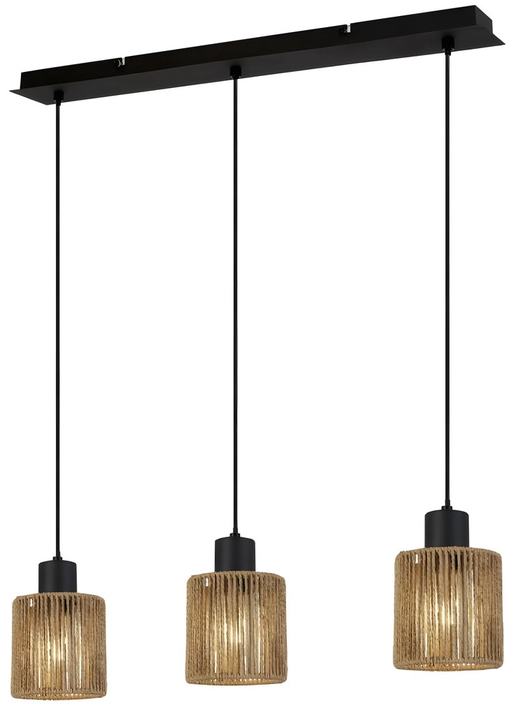 Hanglamp APP1821-3CP NATURE BLACK
