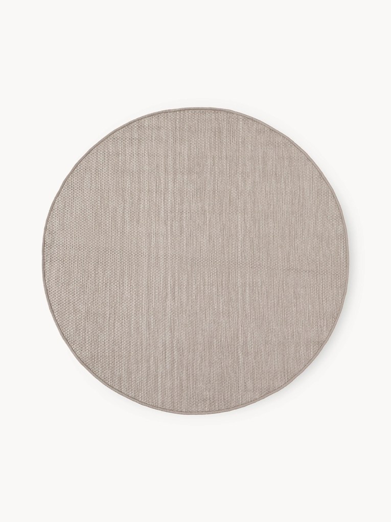 Rond dubbelzijdig indoor & outdoor vloerkleed Whitby