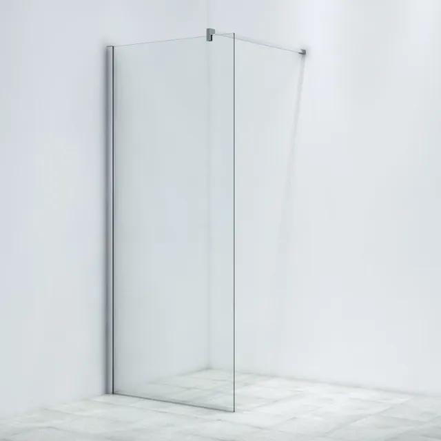 Saniclass Bellini Inloopdouche - 90x200cm - helder glas - chroom WR90-C/C