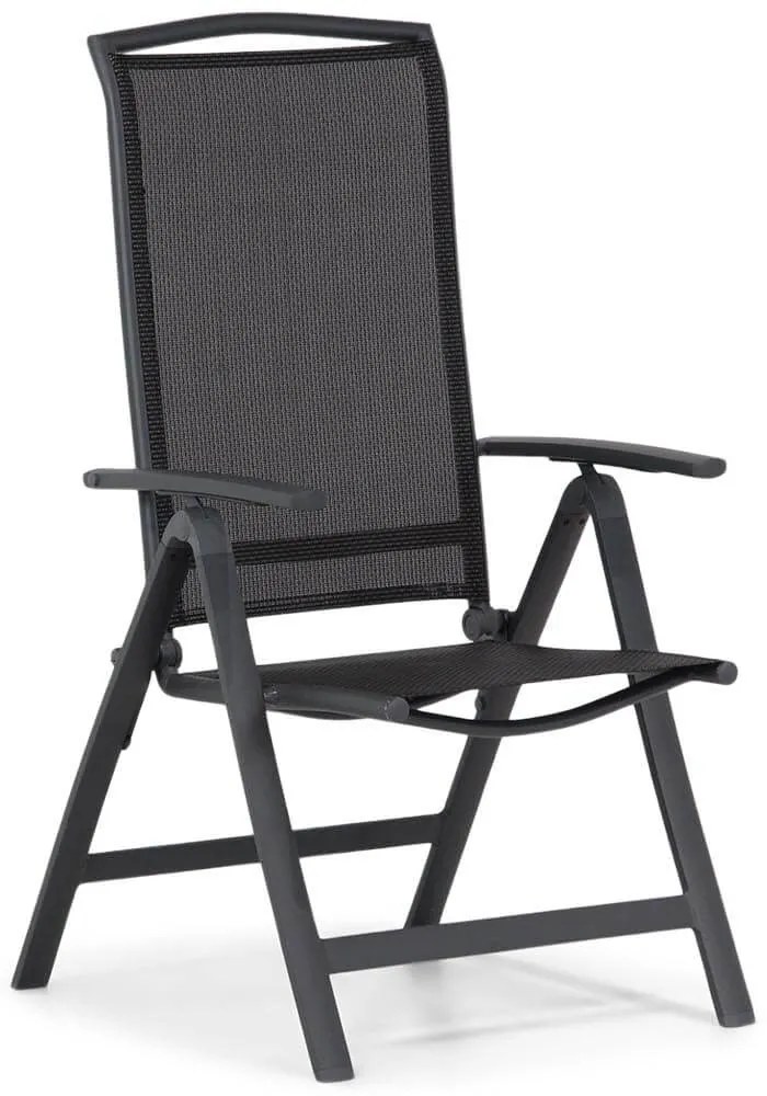 Tuinset 2 personen 90 cm Aluminium/textileen Grijs Lifestyle Garden Furniture Tirana/Mondello
