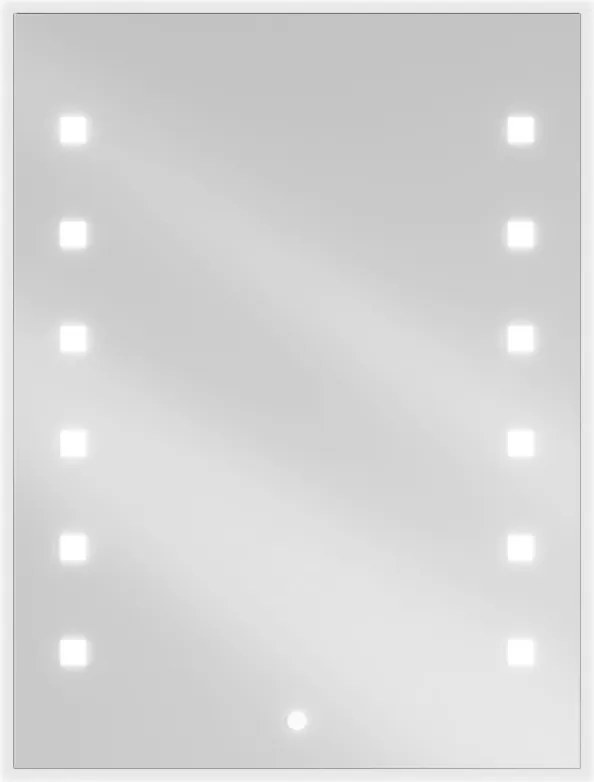 Mexen Ner verlichte badkamerspiegel 60 x 80 cm, LED 6000K, anti-condens - 9809-060-080-611-00