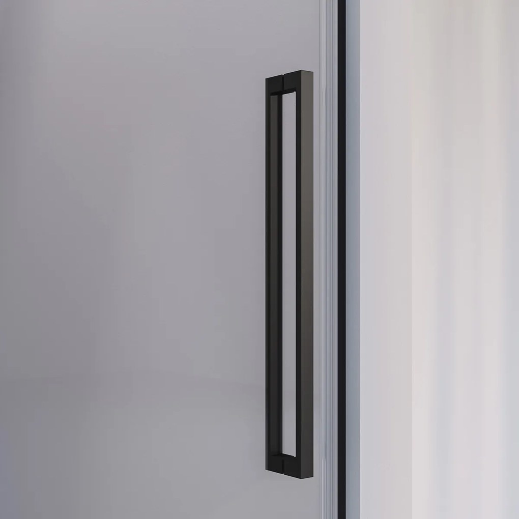 Brauer Season nisdeur met draaideur 70cm zwart mat