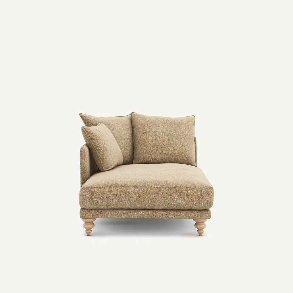 Chaise longue van katoen Lazare