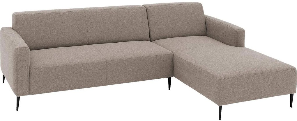 Goossens Key West grijs, stof, 2,5-zits, modern design