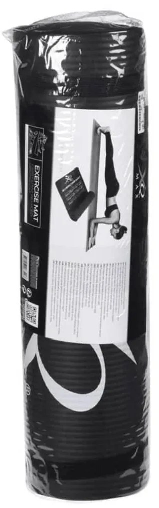 XQ Max Yogamat 183x58x1 cm zwart