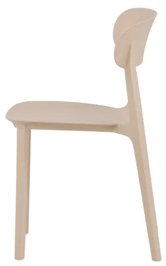 Jörn Eetkamerstoel - Jessica  - Beige - Kunststof - Jörn