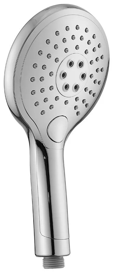 Saniclear Cube inbouw regendouche rond met inbouw douchekop 30x30cm, glijstang en 2 standen handdouche chroom