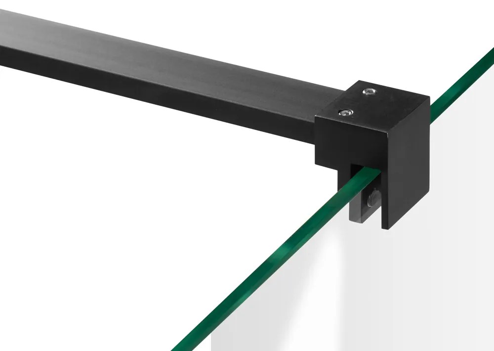 Brauer JC profielloze douchecabine 140x100cm 3-delig zwart mat