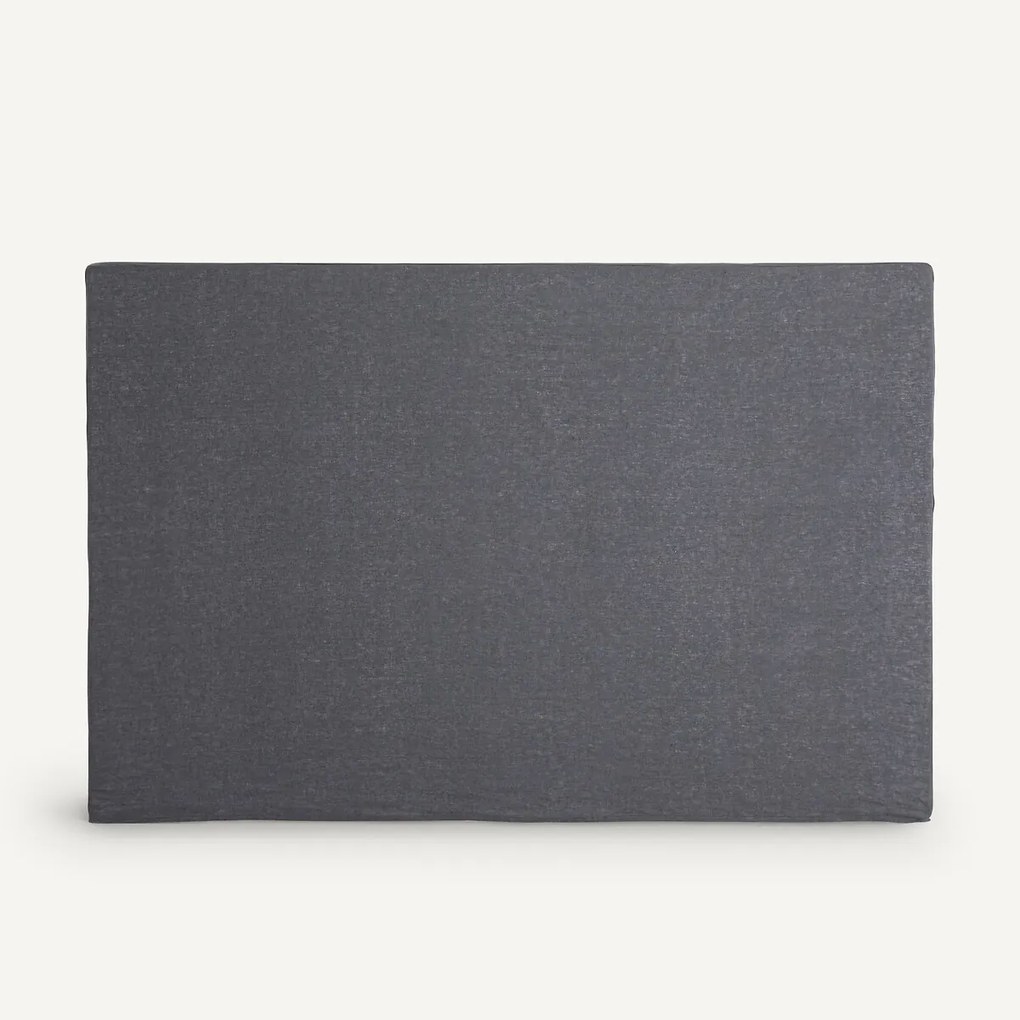 Hoes in zuiver linnen voor hoofdbord Stadia, hoogte 120 cm