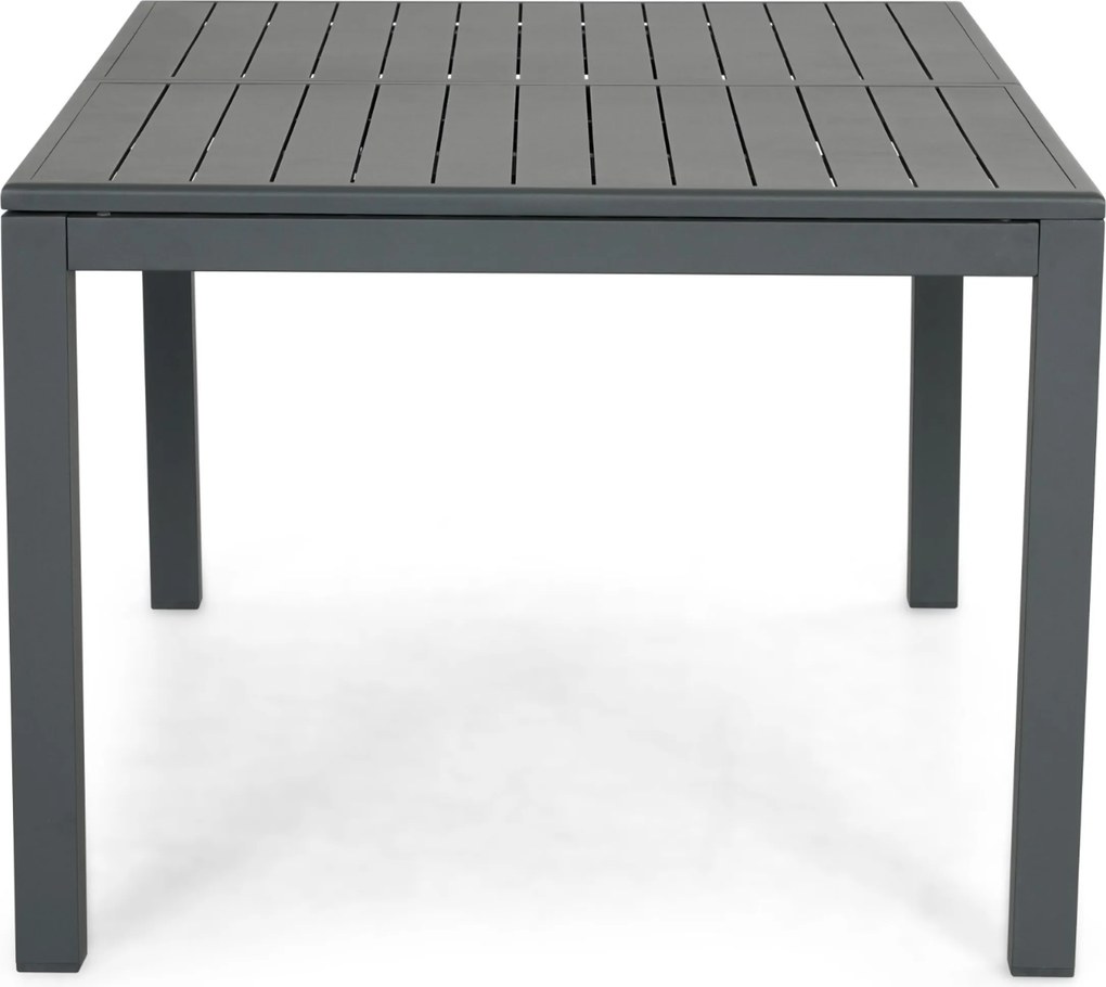 Dining Tuintafel rechthoekig uitschuifbaar 160/240x100 cm Grijs Arvento