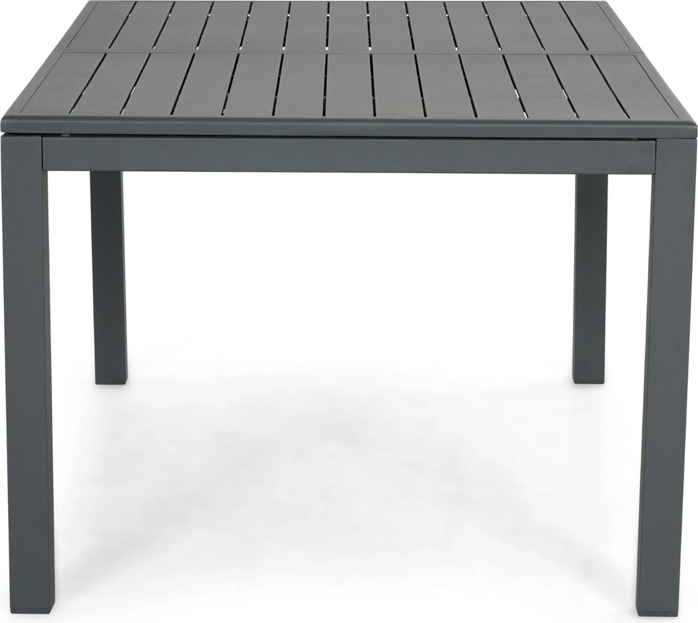 Tuinset 6 personen 160 cm Aluminium Grijs Presto Brentino/Arvento