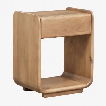 Pack Van 2 Nachtkastjes Met Lade 40x30 Cm In Tinsley Hout Mangohout - Sklum