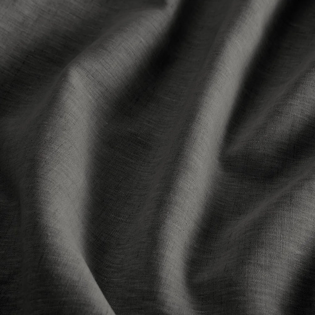 Verduisteringsgordijn van gewassen linnen, verborgen lipjes, Private