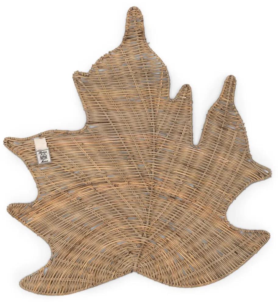 Rivièra Maison - Rustic Rattan Maple Leaf Placemat - Kleur: naturel