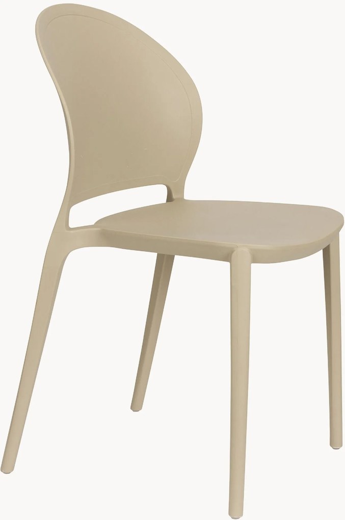 Stapelbare tuinstoelen Sjoerd, 4-delig