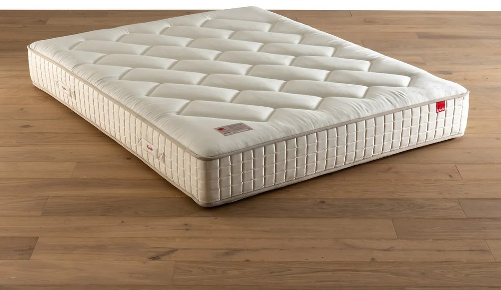 Ensemble matras met veren l'Authentique + beddenbodem