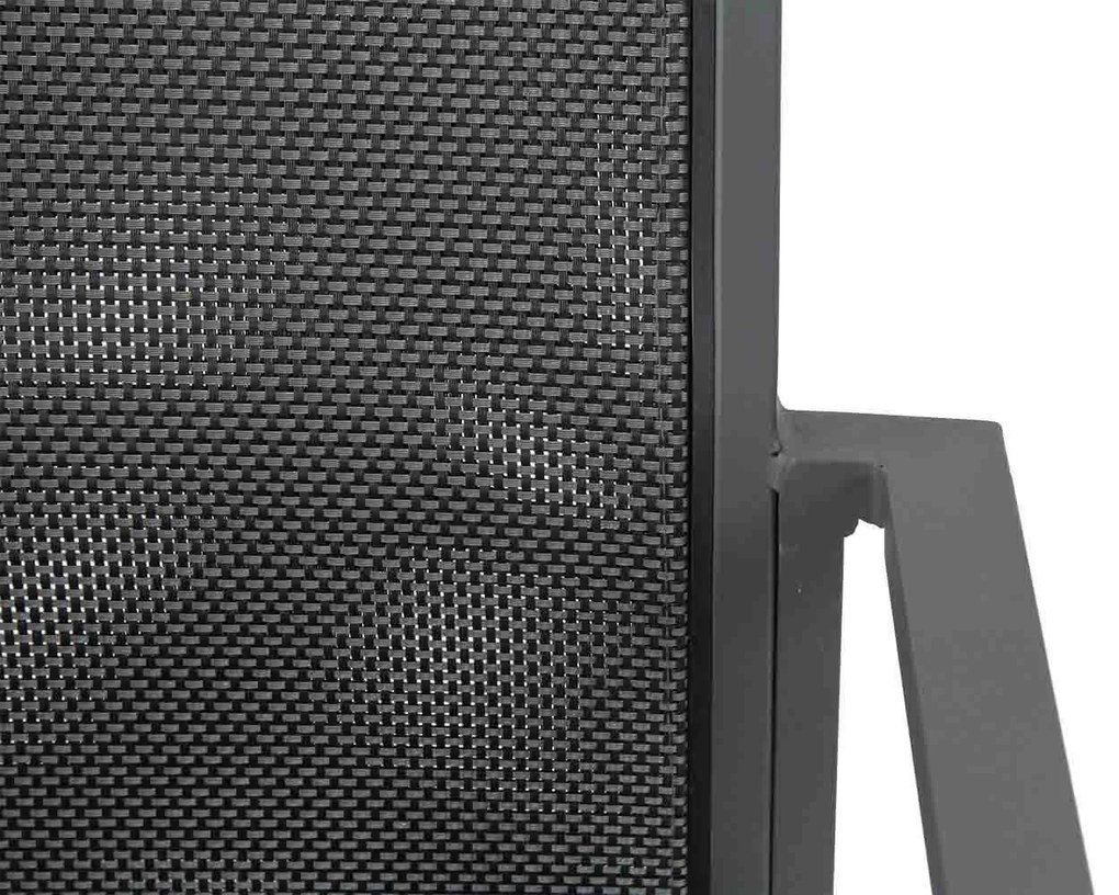 Tuinset 4 personen 90 cm Aluminium/textileen Grijs Presto Ricadi/Mondello