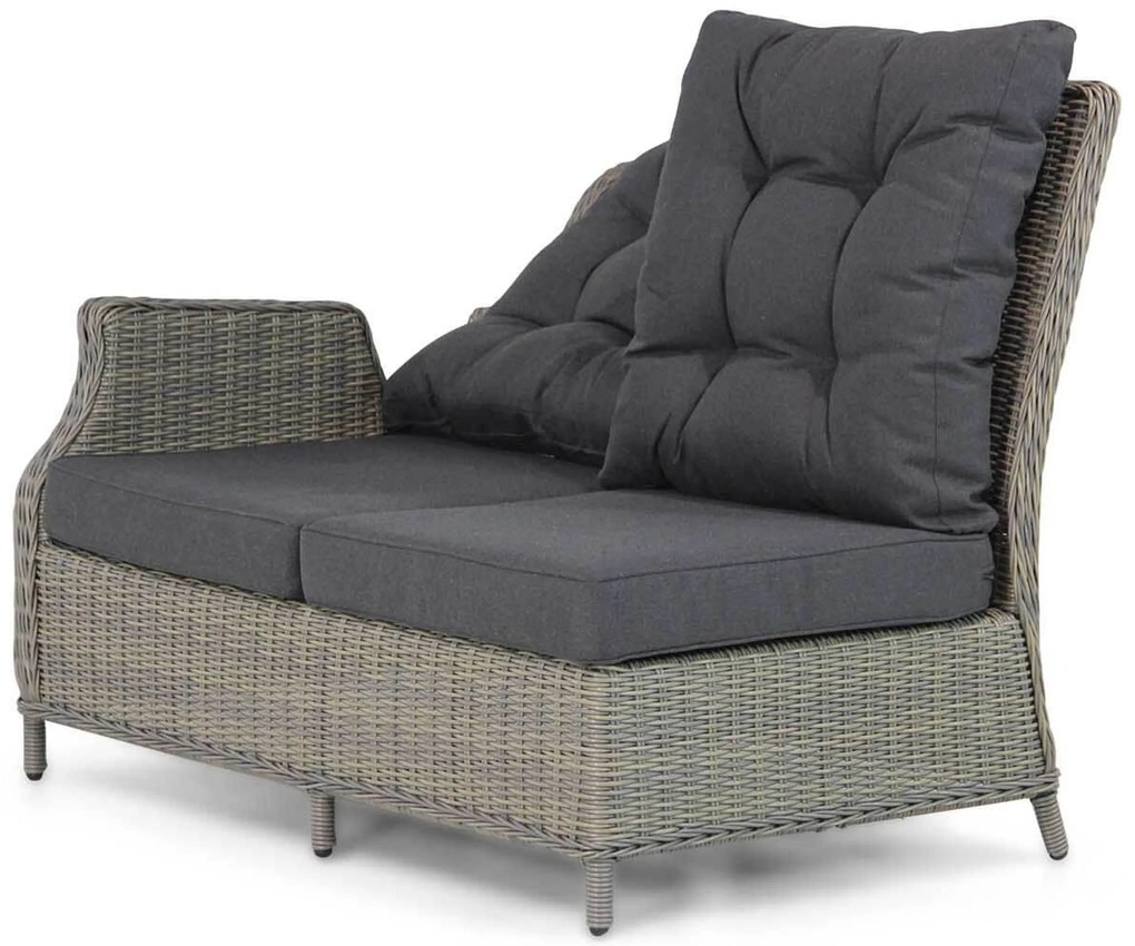 Hoek loungeset 5 personen Wicker Taupe  Garden Collections Chicago