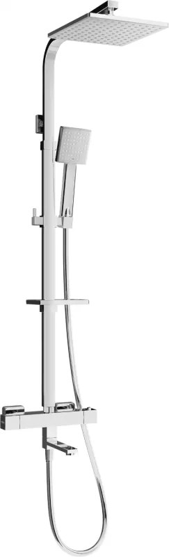 Mexen CQ45 bad-douche set met regendouche en thermostatische kraan, chroom - 779104595-00