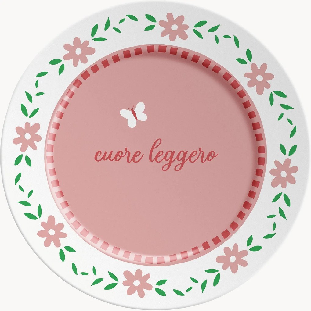 Porseleinen dessertbord Cuore Leggero