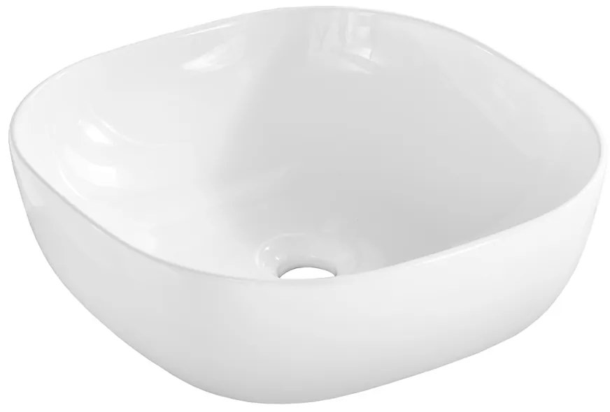 Comad Santa Fe badkamermeubel 80cm met witte waskom taupe eiken