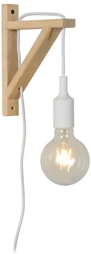 Lucide wandlamp Fix Wall - wit - Leen Bakker