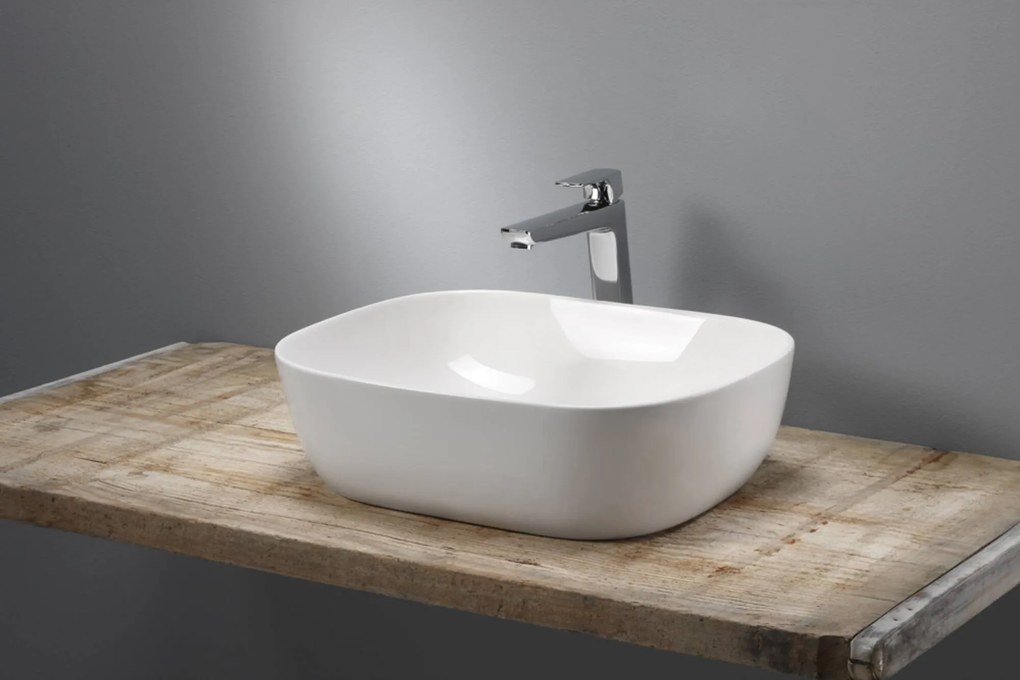 Beaux Vannes opzetwastafel ovaal 49x39,5x14,5 cm  z/overloop