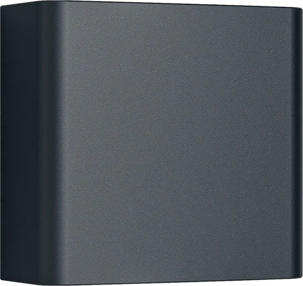 LED Wandlamp Brinton Victo - Antraciet 2W 11x10cm