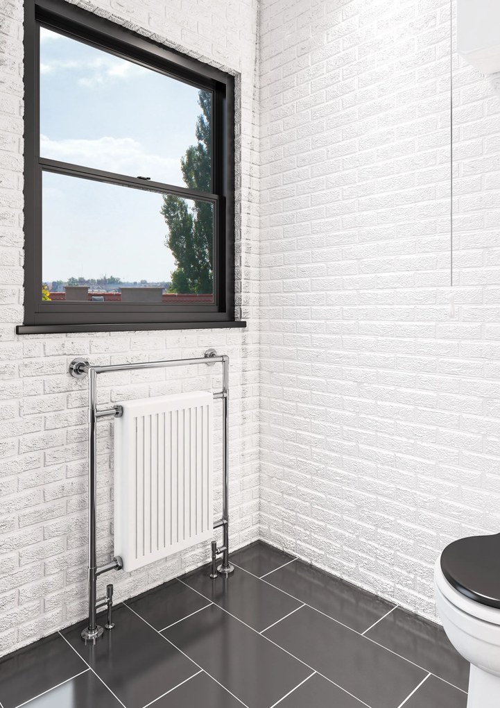 Eastbrook Twyver klassieke radiator 95,2x68,5cm Chroom 462 watt